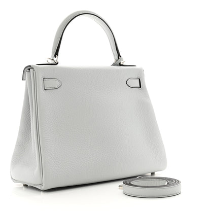 Hermes Togo Kelly Retourne 28 Gris Pale 3 of 10