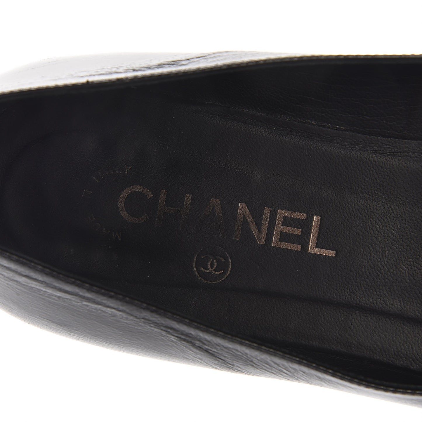 Calfskin CC Loafers 39 Black