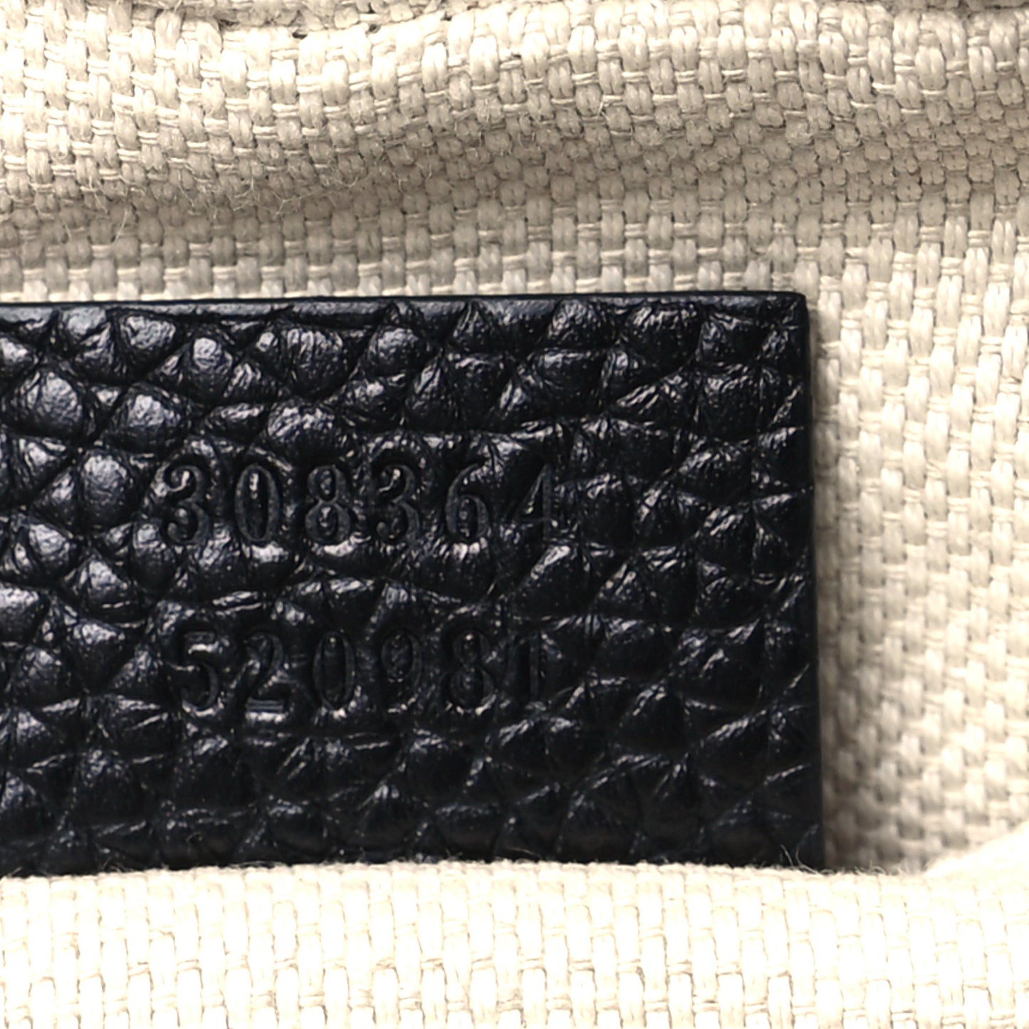 Pebbled Calfskin Small Soho Disco Bag Black