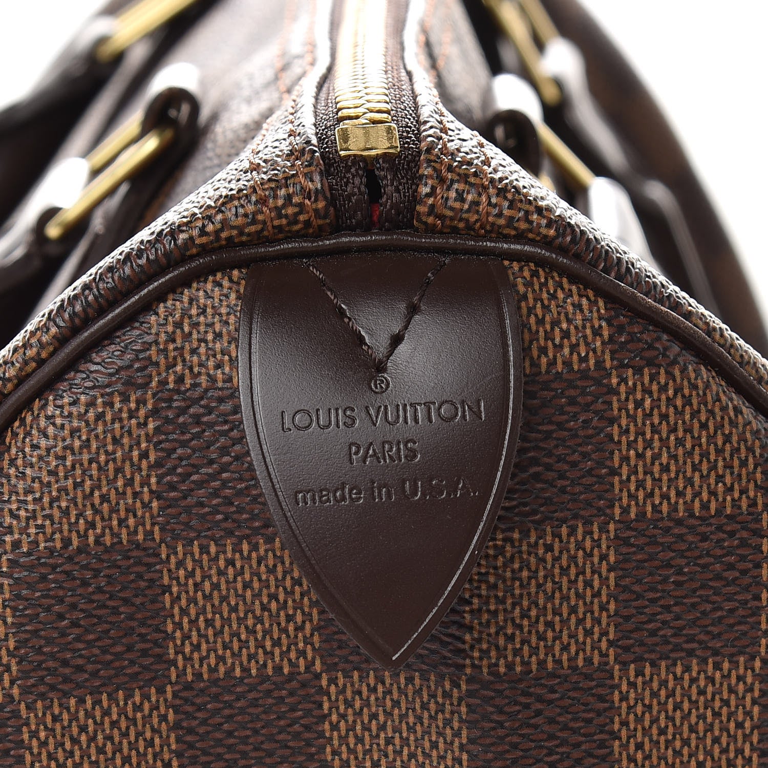 Louis Vuitton Damier Ebene Speedy 30 8 of 12