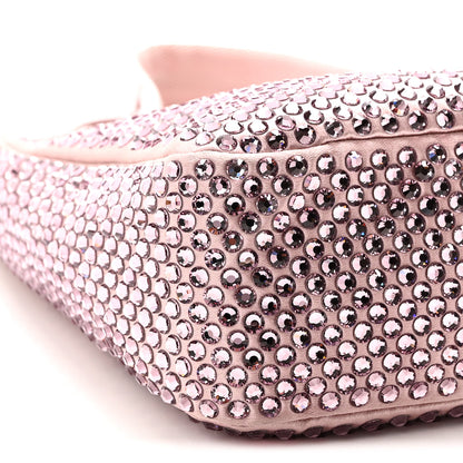 Prada Satin Crystal Mini Re-Edition 2000 Bag Alabastro 8 of 9