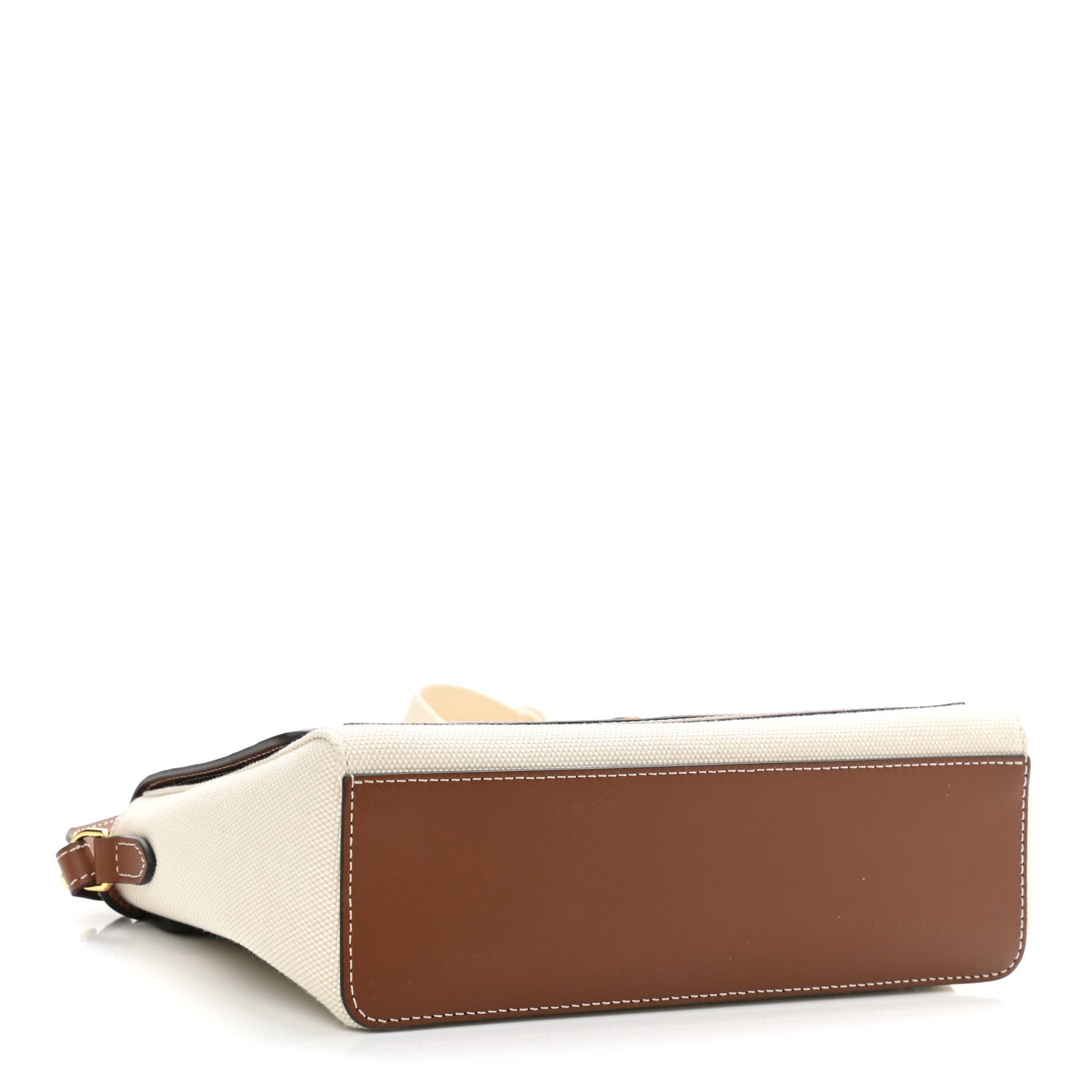 Burberry Canvas Horseferry Print Note Crossbody Bag Natural Tan 4 of 9