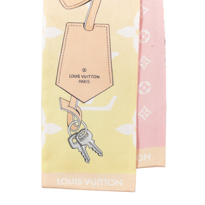 Louis Vuitton Silk Monogram Gradient By The Pool Bandeau Pink 2 of 3