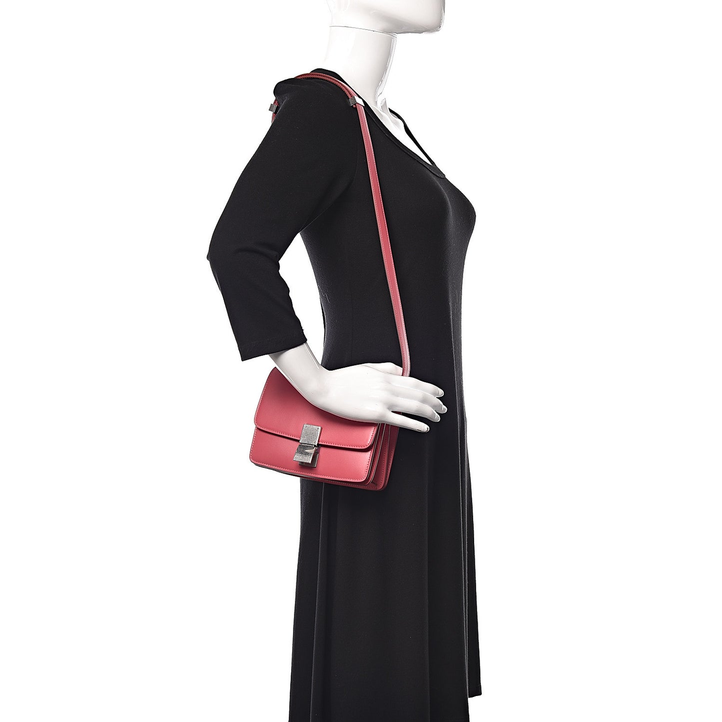 Box Calfskin Small Classic Box Flap Bag Bubble