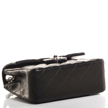 Chanel Lambskin Quilted Mini Square Flap Black 4 of 8