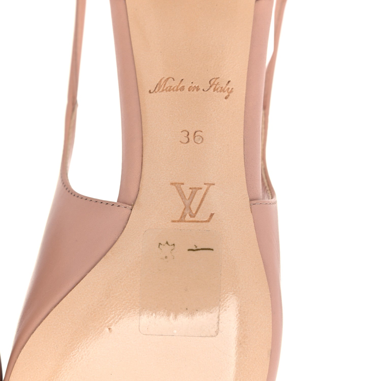 Louis Vuitton Calfskin Urban Twist Slingback Pumps 36 Pink Silver 7 of 12