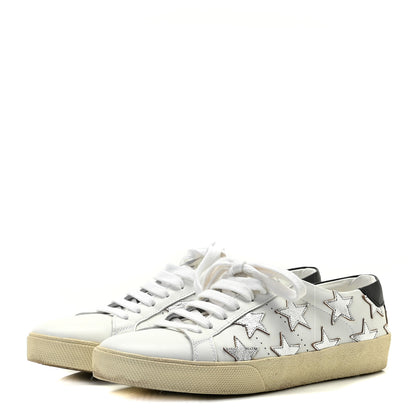 Saint Laurent Nappa Star Court Sneakers 36 Off White 2 of 11