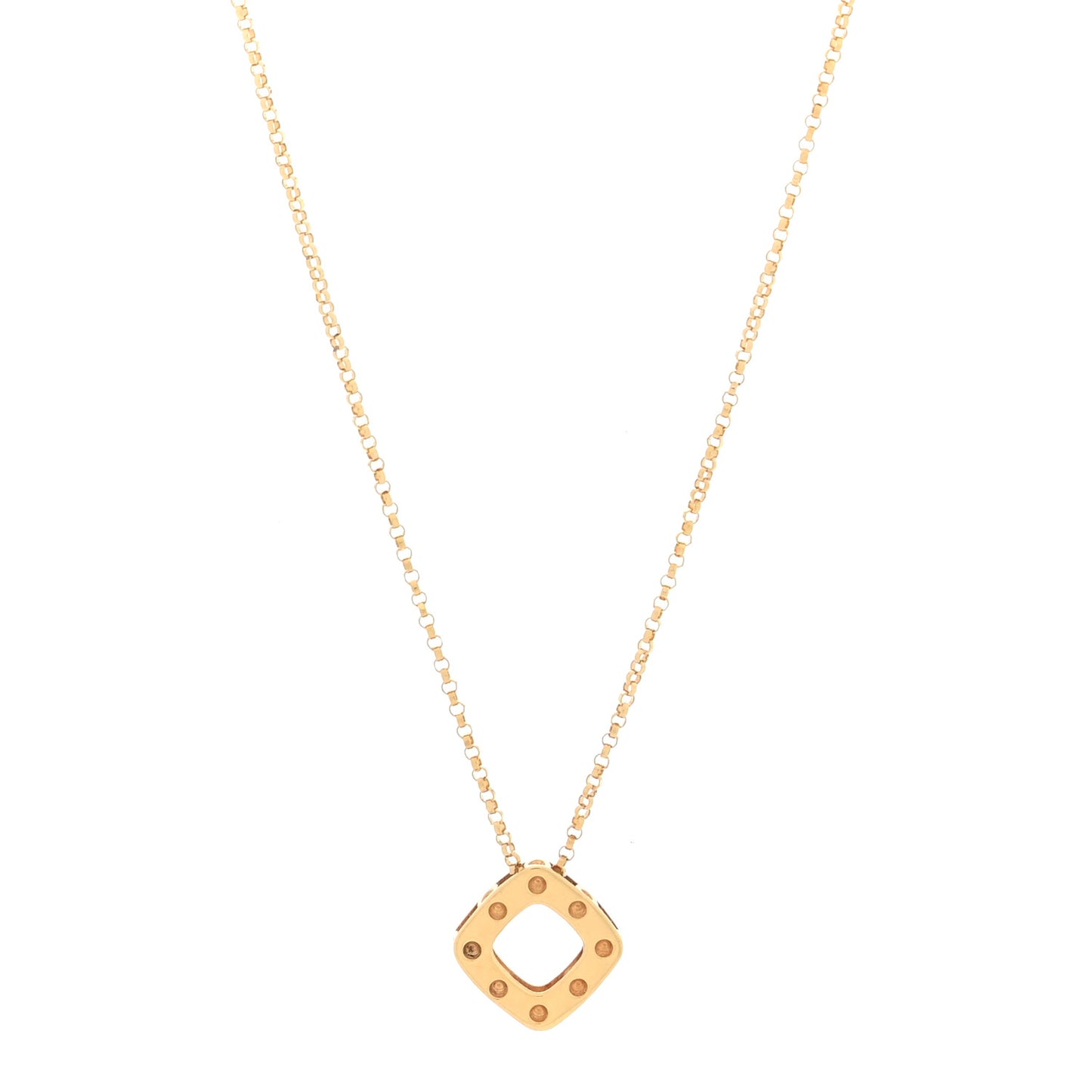 18K Yellow Gold Pois Mois Pendant Necklace