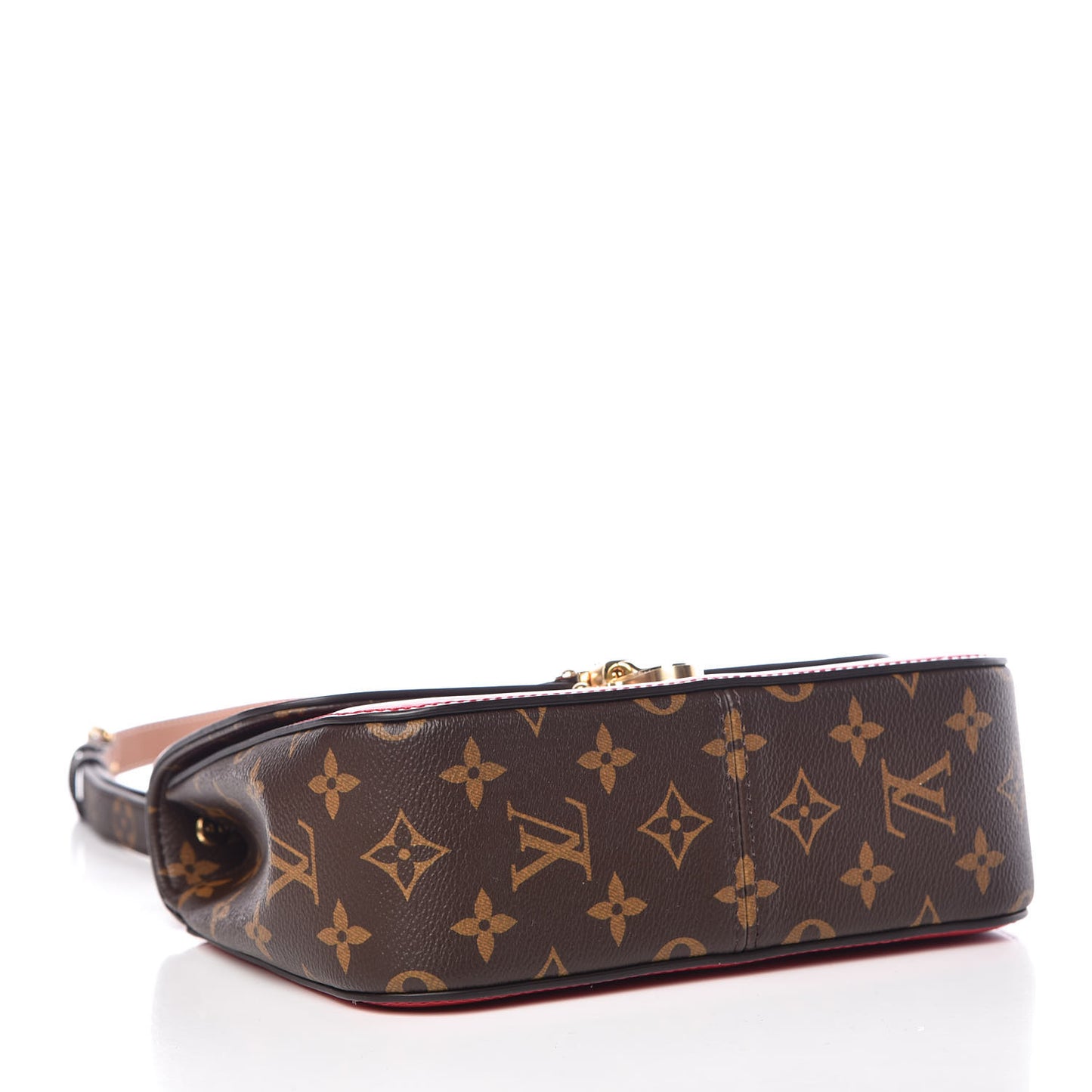 Patent Calfskin Monogram Cherrywood BB Scarlet