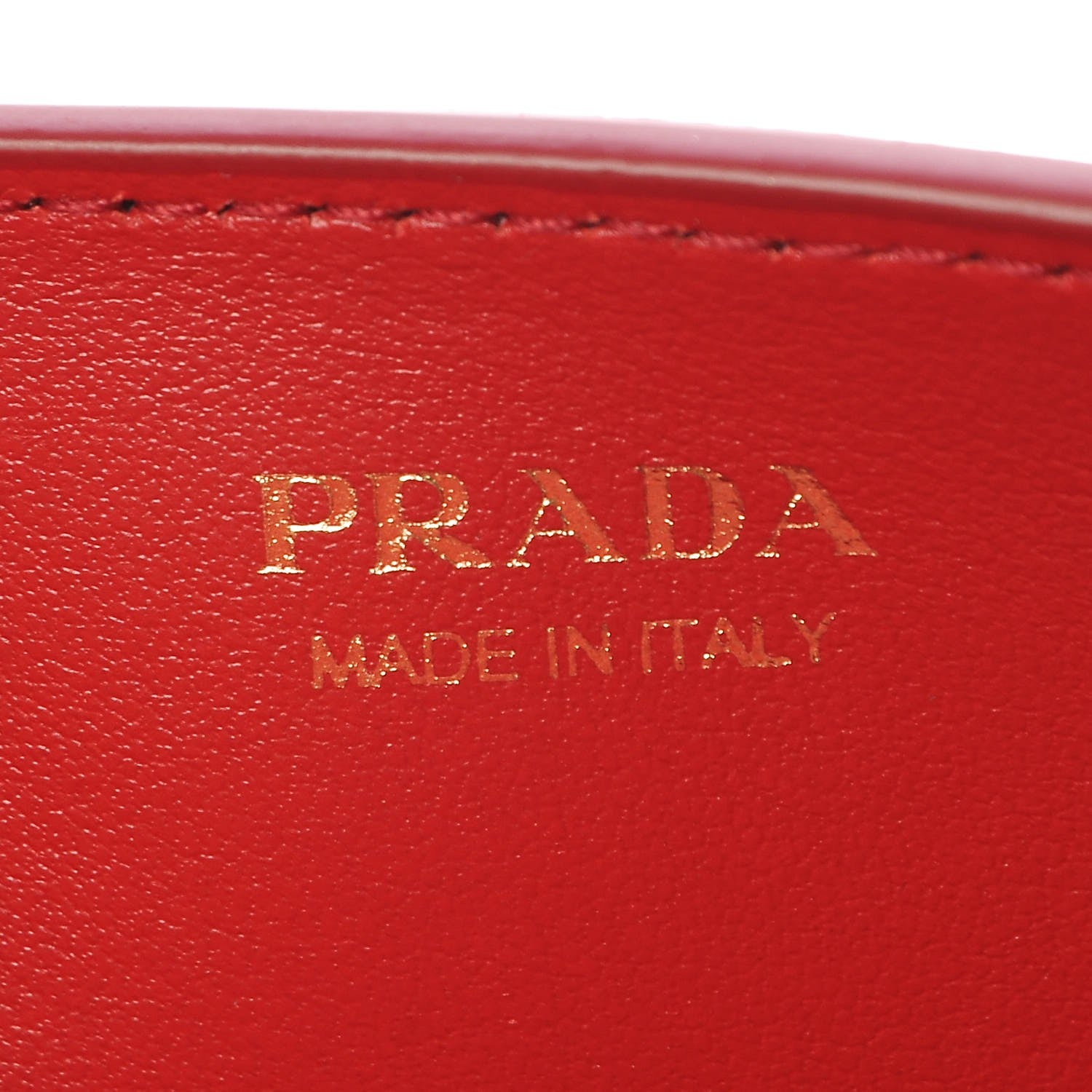 Prada Saffiano Vernice Mini Bag Rosso 7 of 8