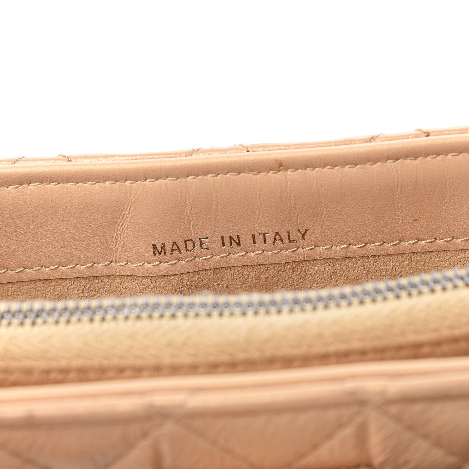 Chanel Metallic Aged Calfskin Lucky Charms 2.55 Reissue Mini Clutch With Chain Beige 7 of 13