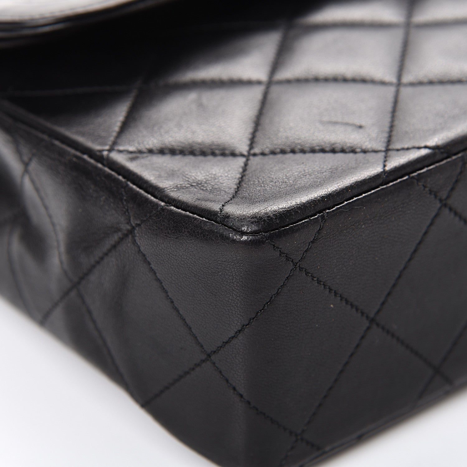 Chanel Lambskin Quilted Small Double Flap Black 14 of 20