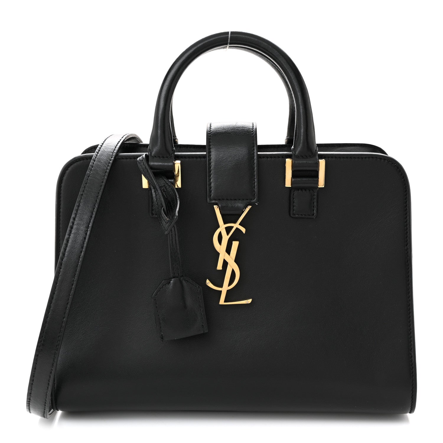 Saint Laurent Calfskin Monogram Baby Cabas Black 1 of 10