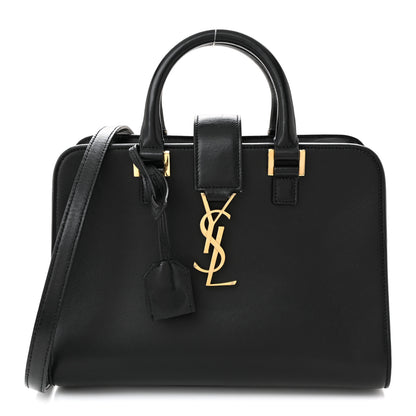 Saint Laurent Calfskin Monogram Baby Cabas Black 1 of 10