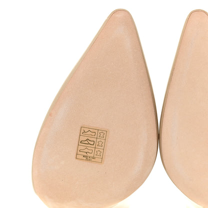 Jimmy Choo Patent Pointy Toe Romy 100 Pumps 39.5 Nude 6 of 11
