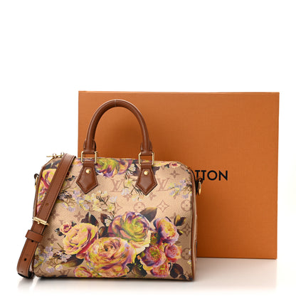 Louis Vuitton Metallic Monogram LV Garden Speedy Bandouliere 25 Gold 10 of 10