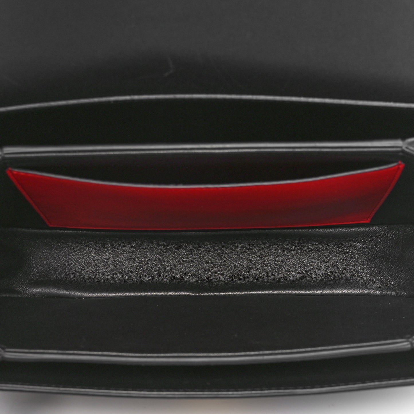 Smooth Calfskin Supervee Shoulder Bag Black