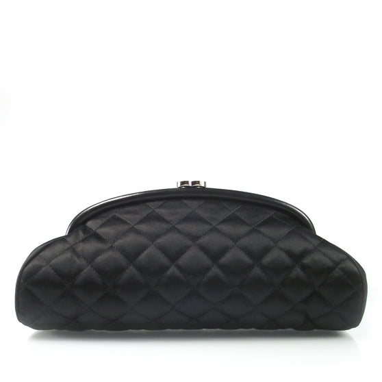 Chanel Satin Quilted Timeless Clutch 1 of 9