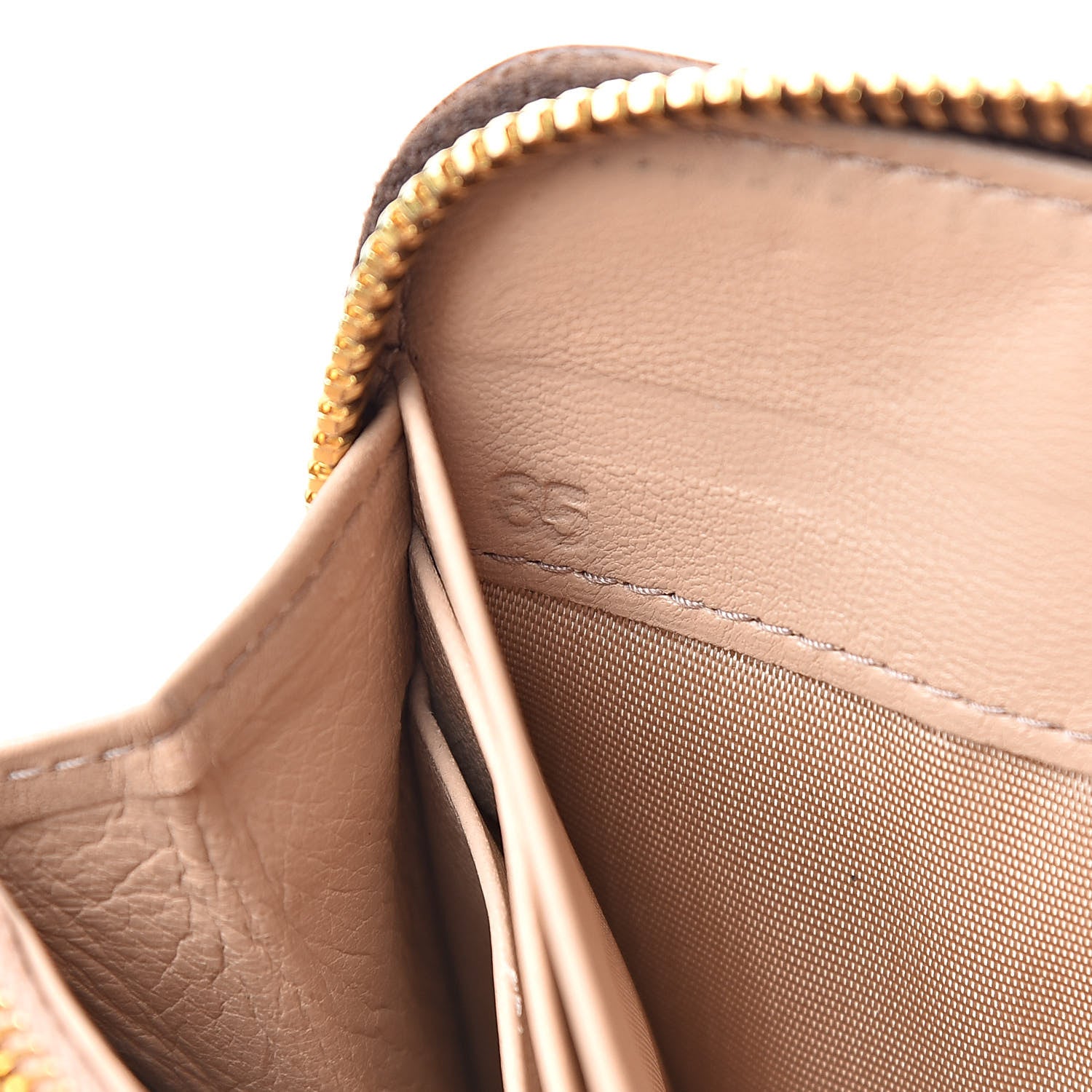 Prada Vernice Zip Around Wallet Brown 7 of 14