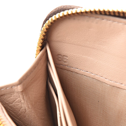 Prada Vernice Zip Around Wallet Brown 7 of 14