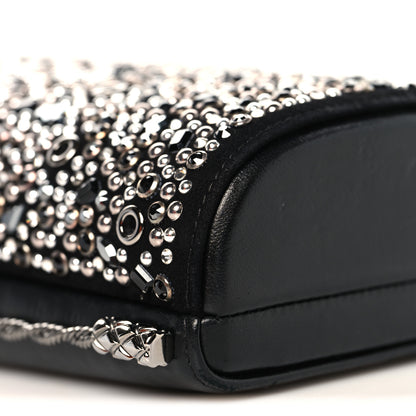 Chanel Crystal Calfskin Minaudiere Clutch Black 9 of 11