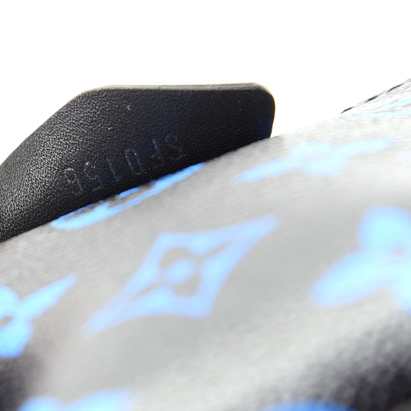 Colored Monogram Mini Pochette Accessories Blue Black