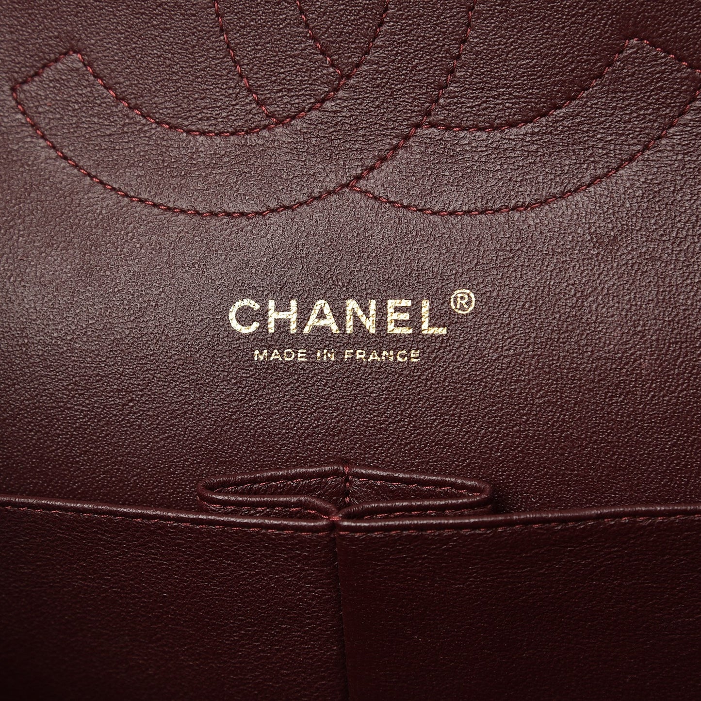 Lambskin Quilted Jumbo Double Flap Black