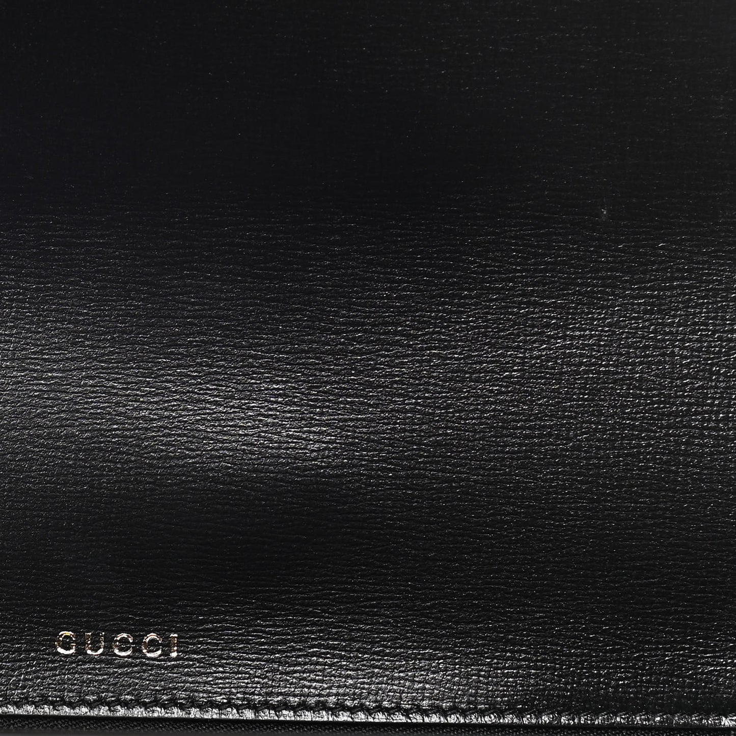 Textured Calfskin Medium Torchon GG Ring Shoulder Bag Black