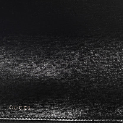Gucci Textured Calfskin Medium Torchon GG Ring Shoulder Bag Black 13 of 17