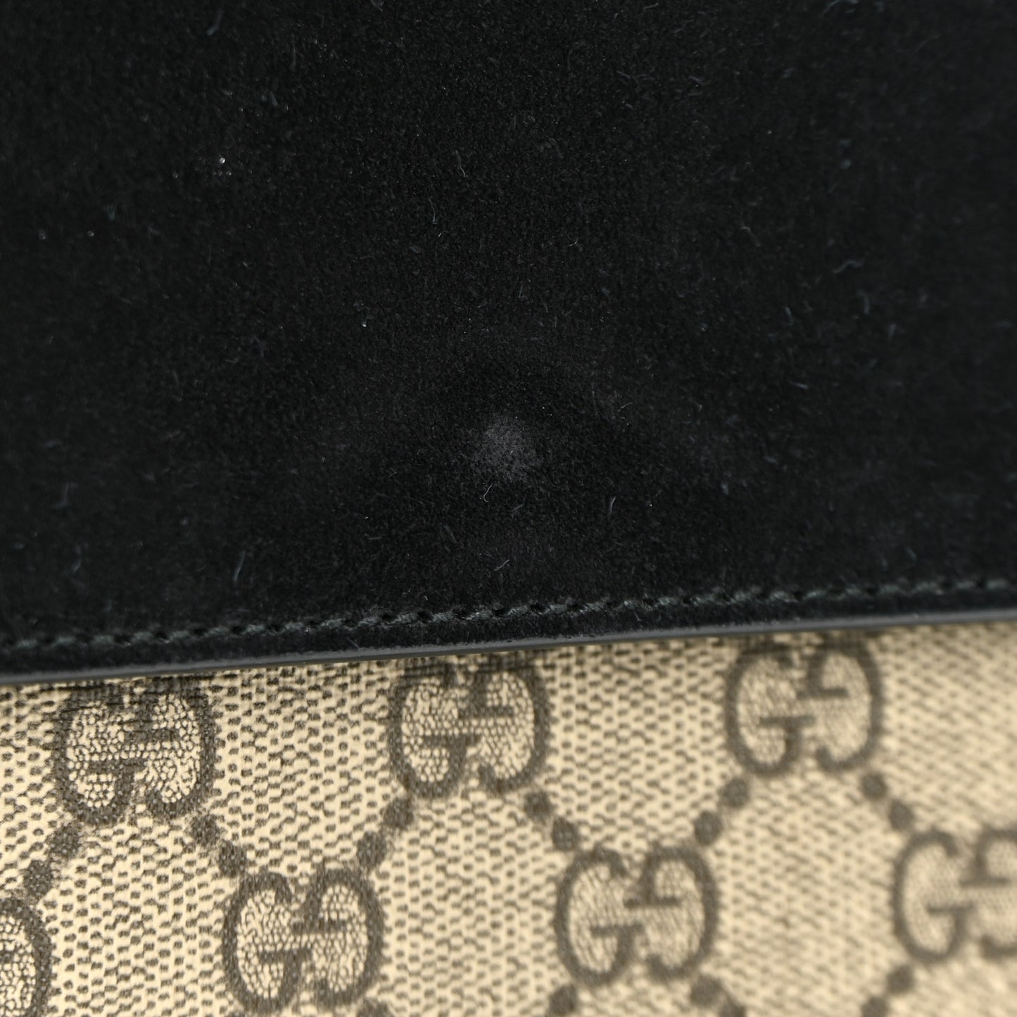GG Supreme Monogram Mini Dionysus Shoulder Bag Black