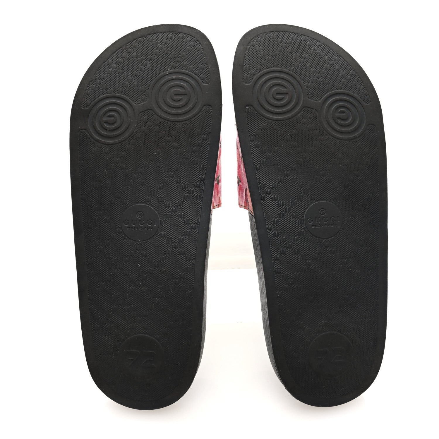 Gucci GG Supreme Monogram Blooms Slide Sandals 38 Beige Multicolor 6 of 8