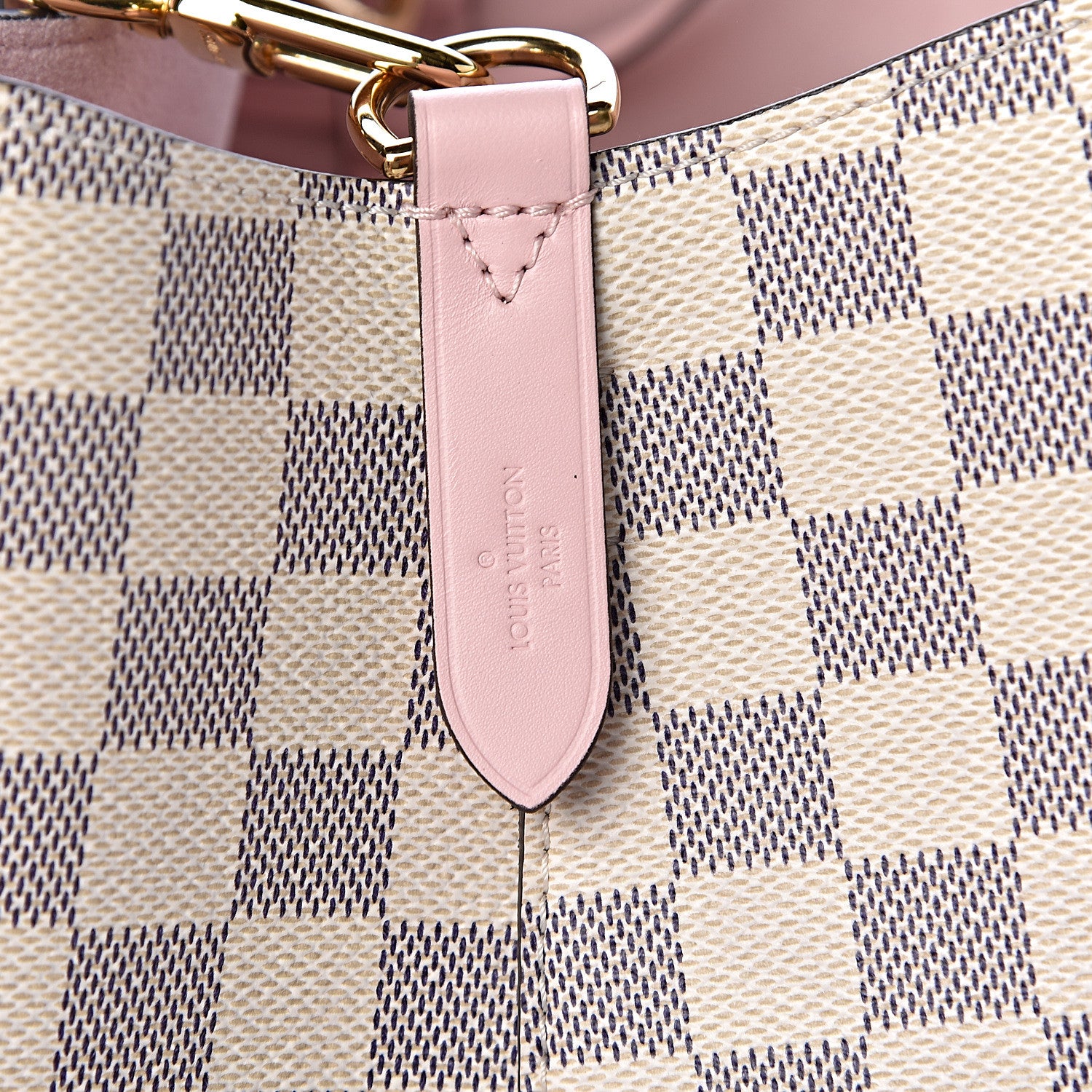 Louis Vuitton Damier Azur Neonoe MM Eau De Rose 7 of 11