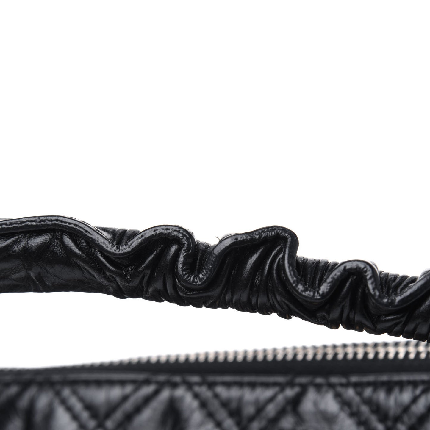 Calfskin Quilted Julianne Shoulder Bag Black