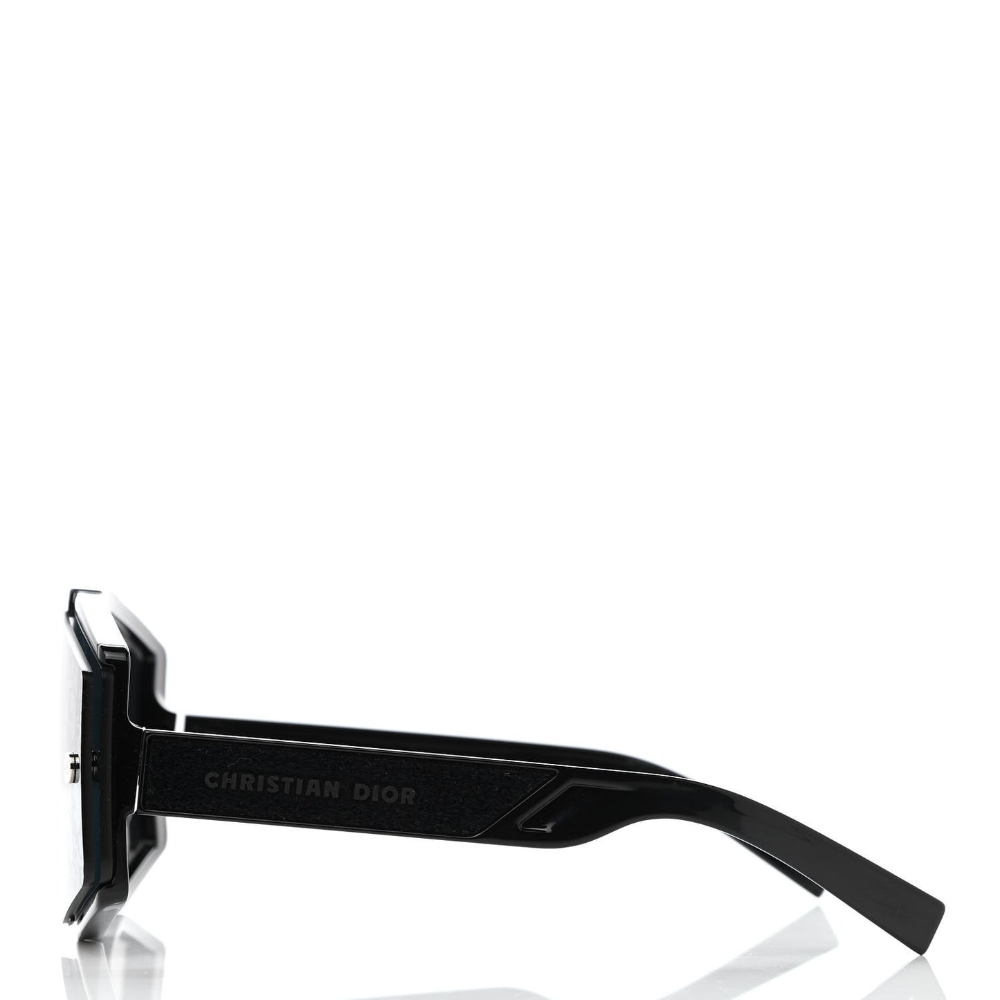 Acetate Diorxtrem MU Oblique Mask Sunglasses Black