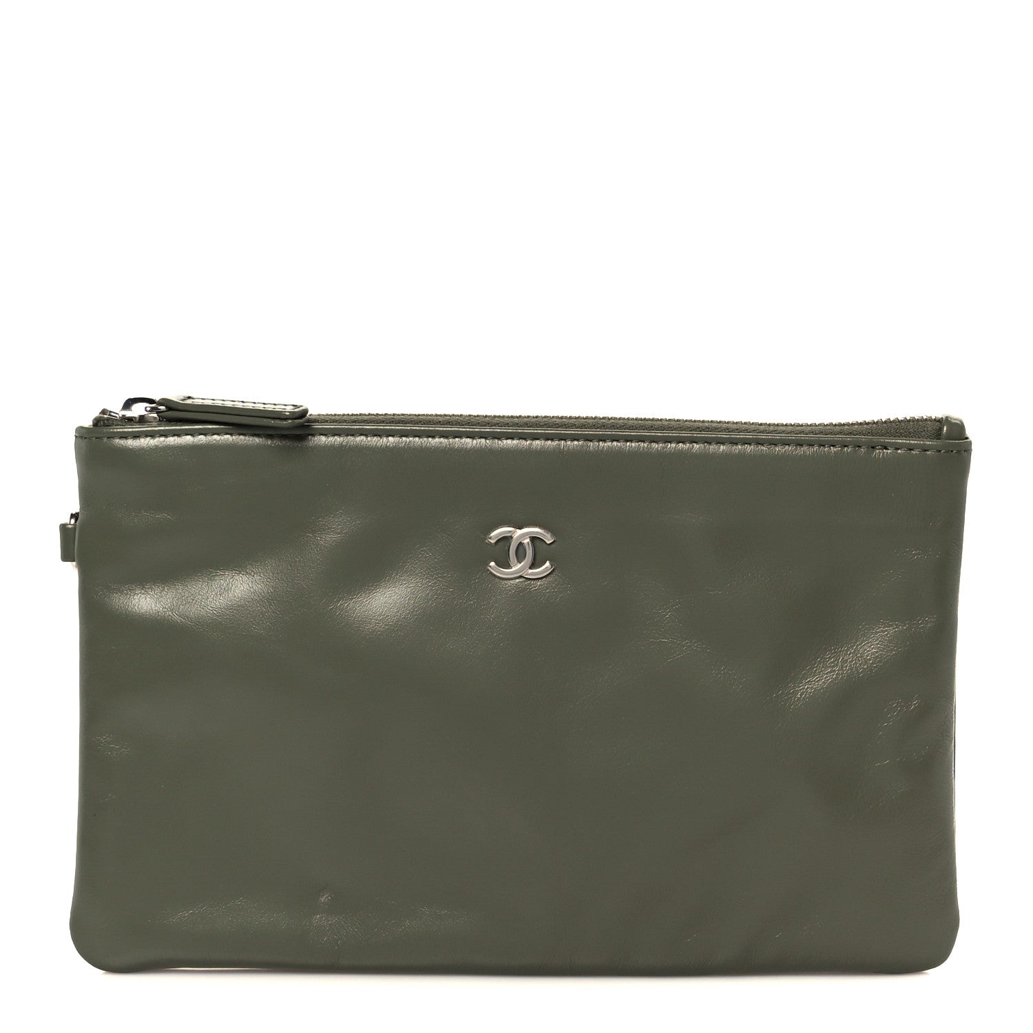 Chanel Shiny Calfskin Chanel 22 Removable Pouch Green 1 of 6