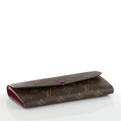 Louis Vuitton Monogram Emilie Wallet Fuchsia 4 of 7