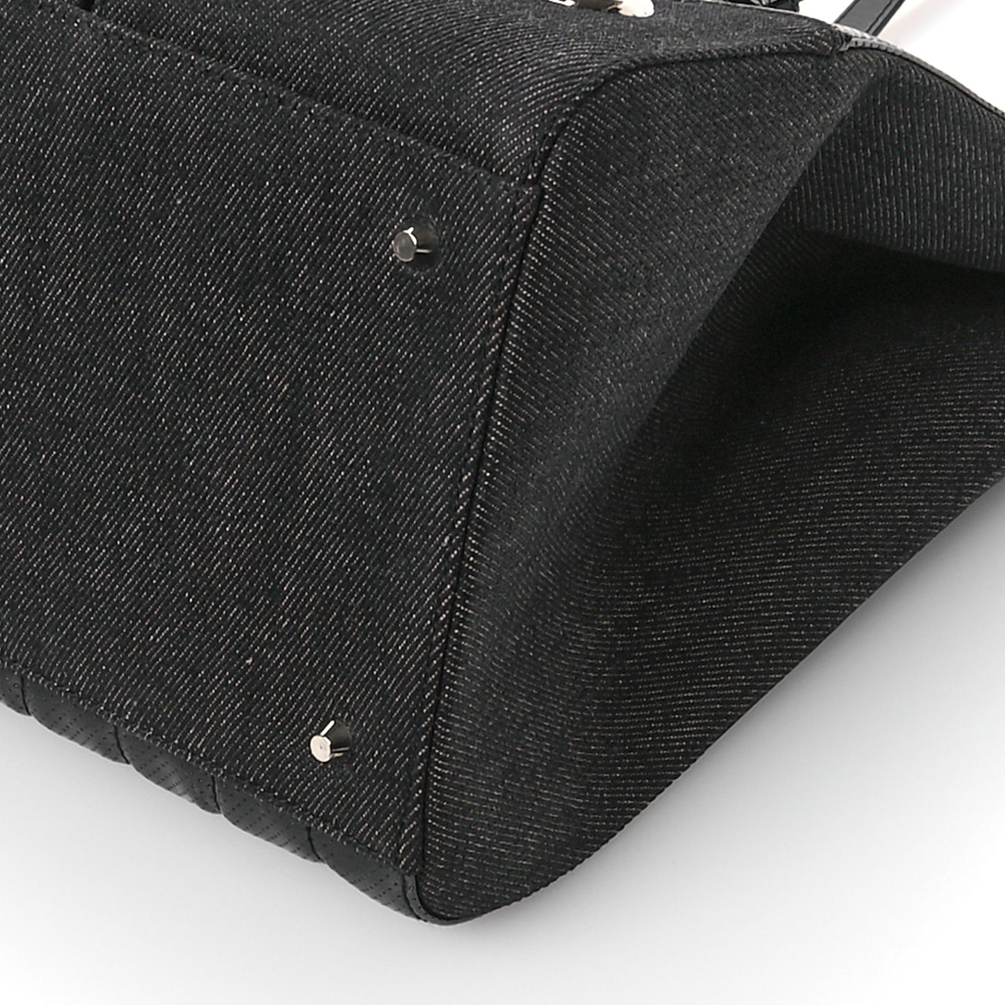 Calfskin Patent Trailer Trash Cadillac Tote Black