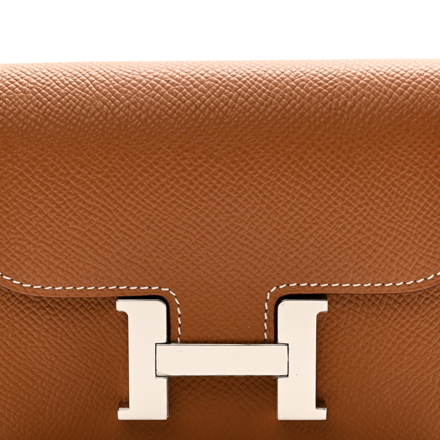 Hermes Epsom Constance Slim Wallet Gold 9 of 10
