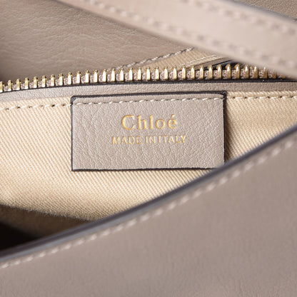 Chloe Suede Calfskin Small Faye Backpack Motty Grey 6 of 7