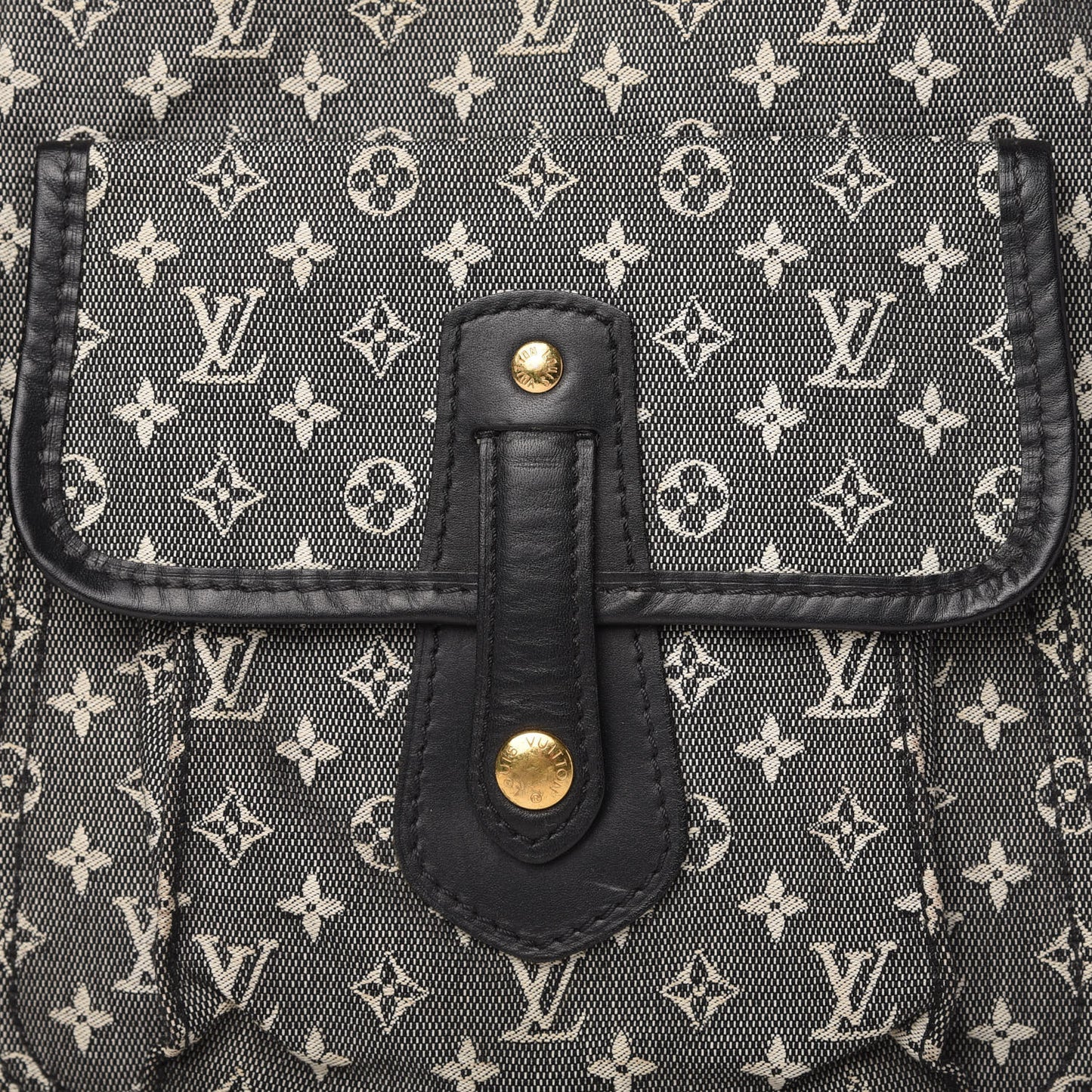 Mini Monogram Besace Mary Kate Black