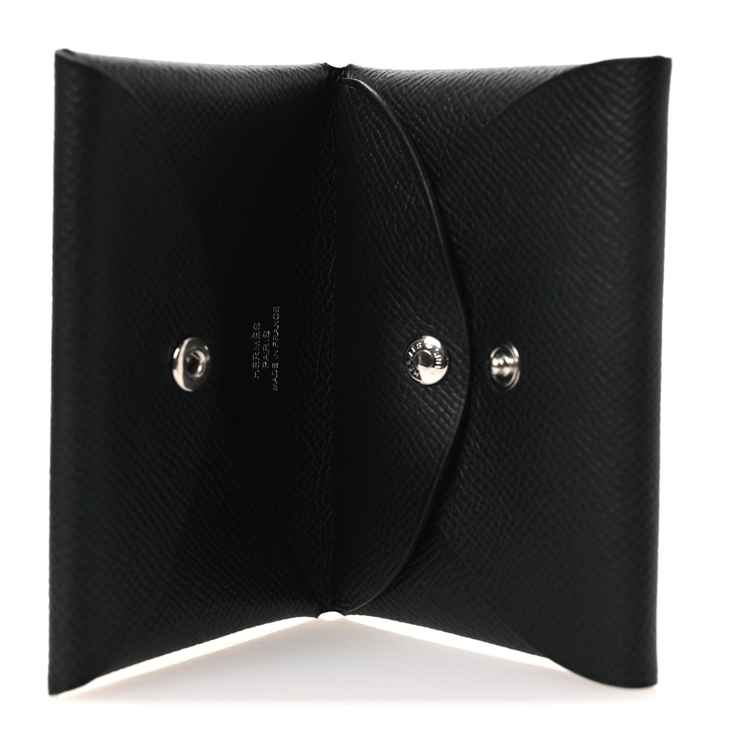 Epsom Calvi Duo Card Case Black