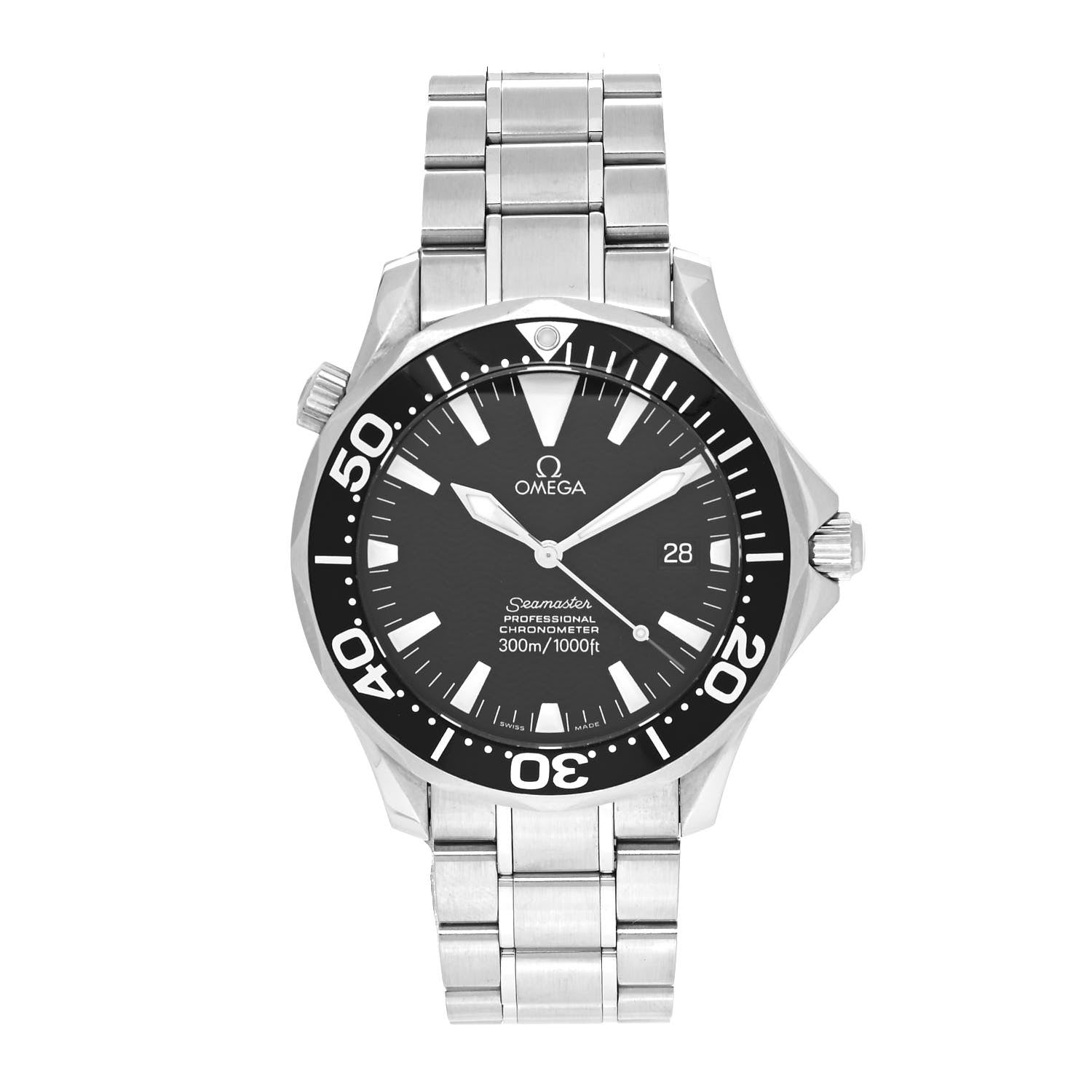 Omega Stainless Steel 41mm Seamaster Professional Chronometer Automatic Watch Black 1 of 5