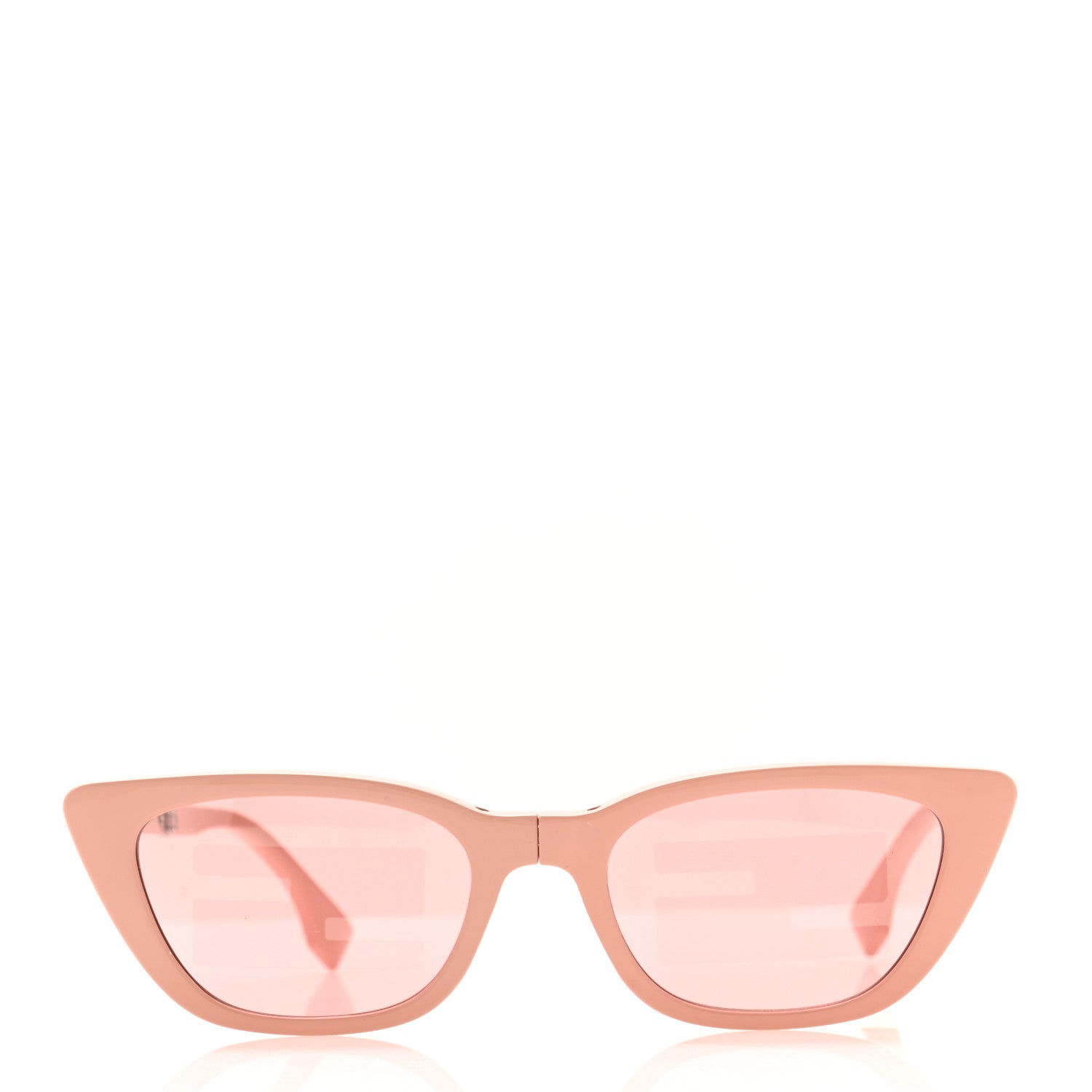 Fendi Acetate Injected Touch Of FF Folding Sunglasses FE40089I Shiny Pink 2 of 7