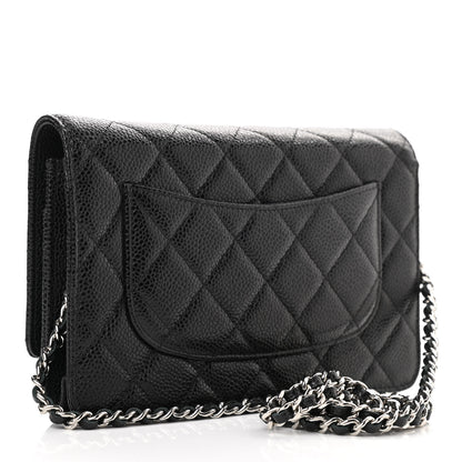 Chanel Caviar Quilted Wallet On Chain WOC Black 3 of 11