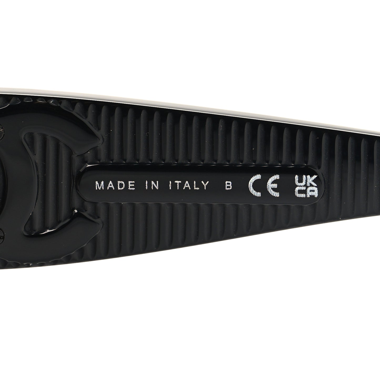 Acetate Shield Sunglasses 5495A Black