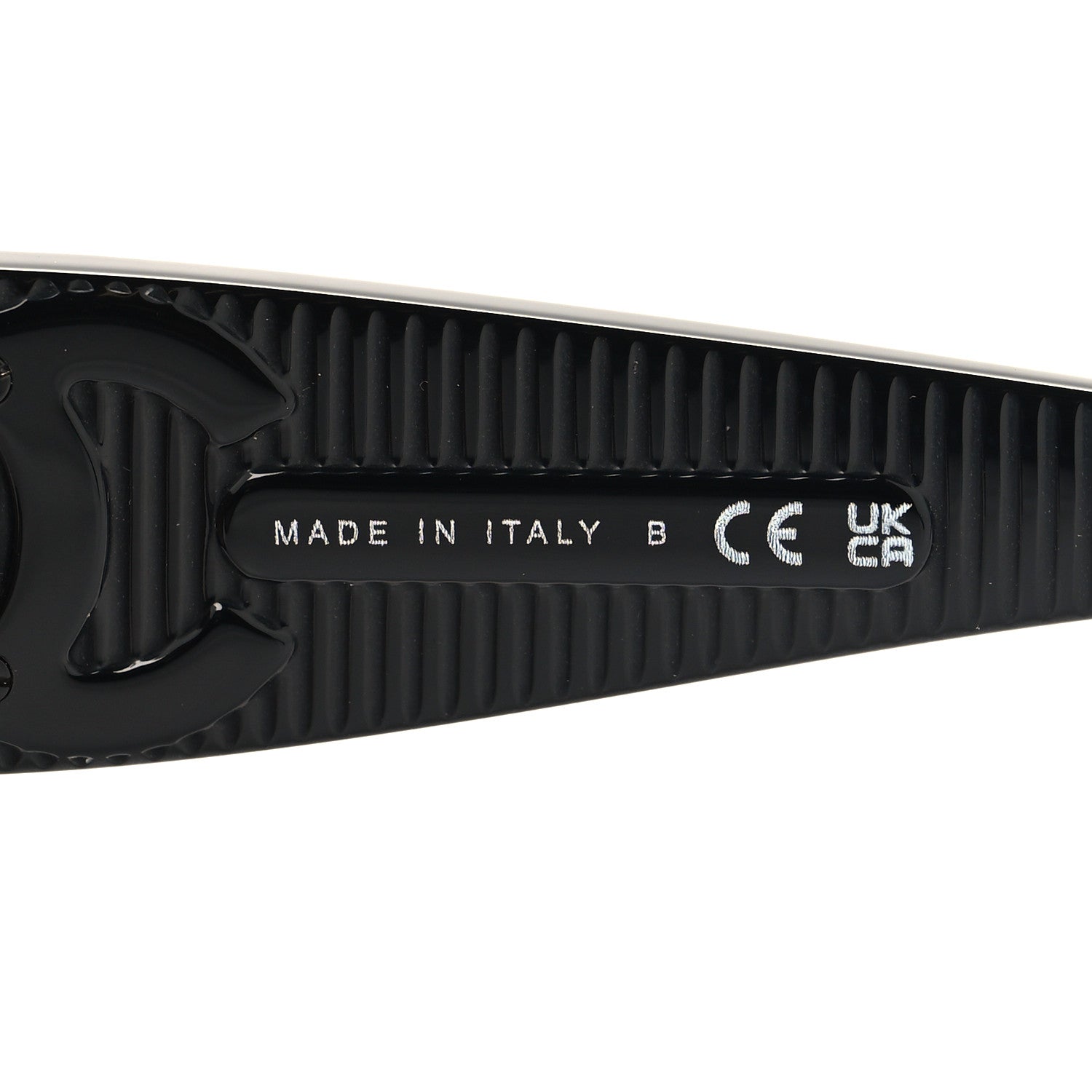Chanel Acetate Shield Sunglasses 5495A Black 6 of 8
