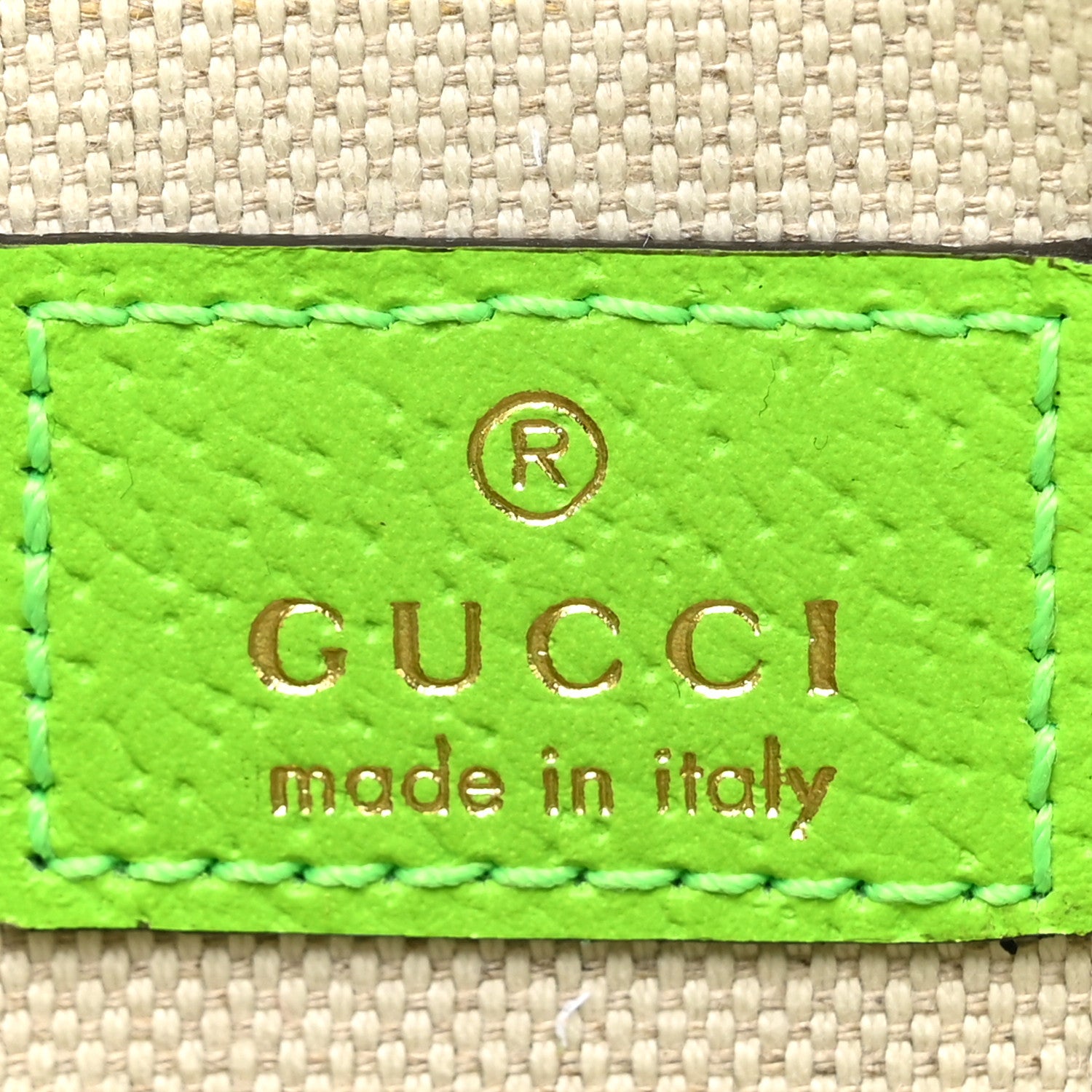 Gucci GG Supreme Monogram Web Small Ophidia Belt Bag Beige Ebony Green 6 of 11