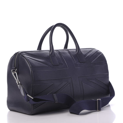 Mulberry Small Grained Calfskin Embossed Flag Duffle Bag Midnight Blue 2 of 9