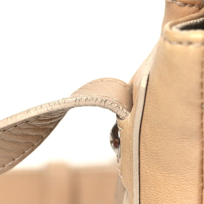 Chanel Lambskin Quilted Flap Crossbody Bag Beige 13 of 13