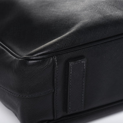 Prada Saffiano Travel Briefcase Nero Black 14 of 21